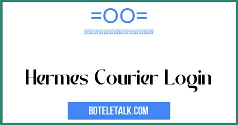 hermes couriers online login.